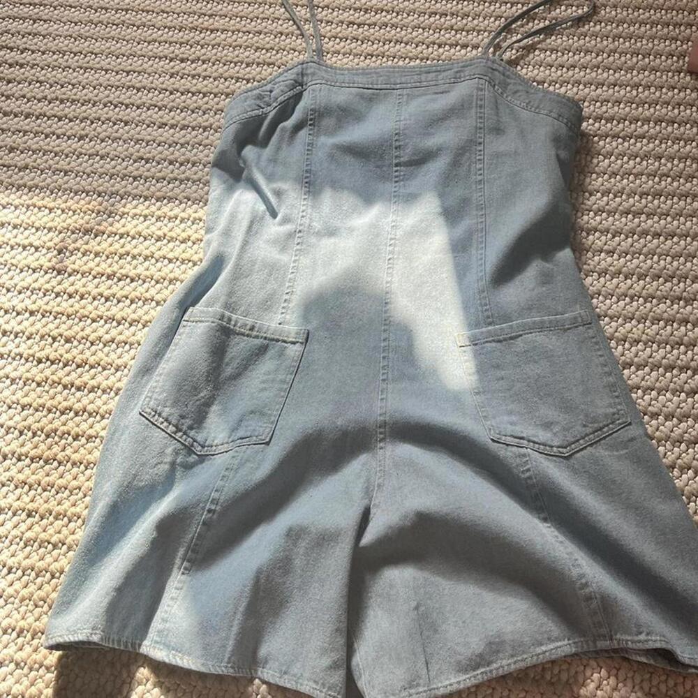 Zunie Denim Romper